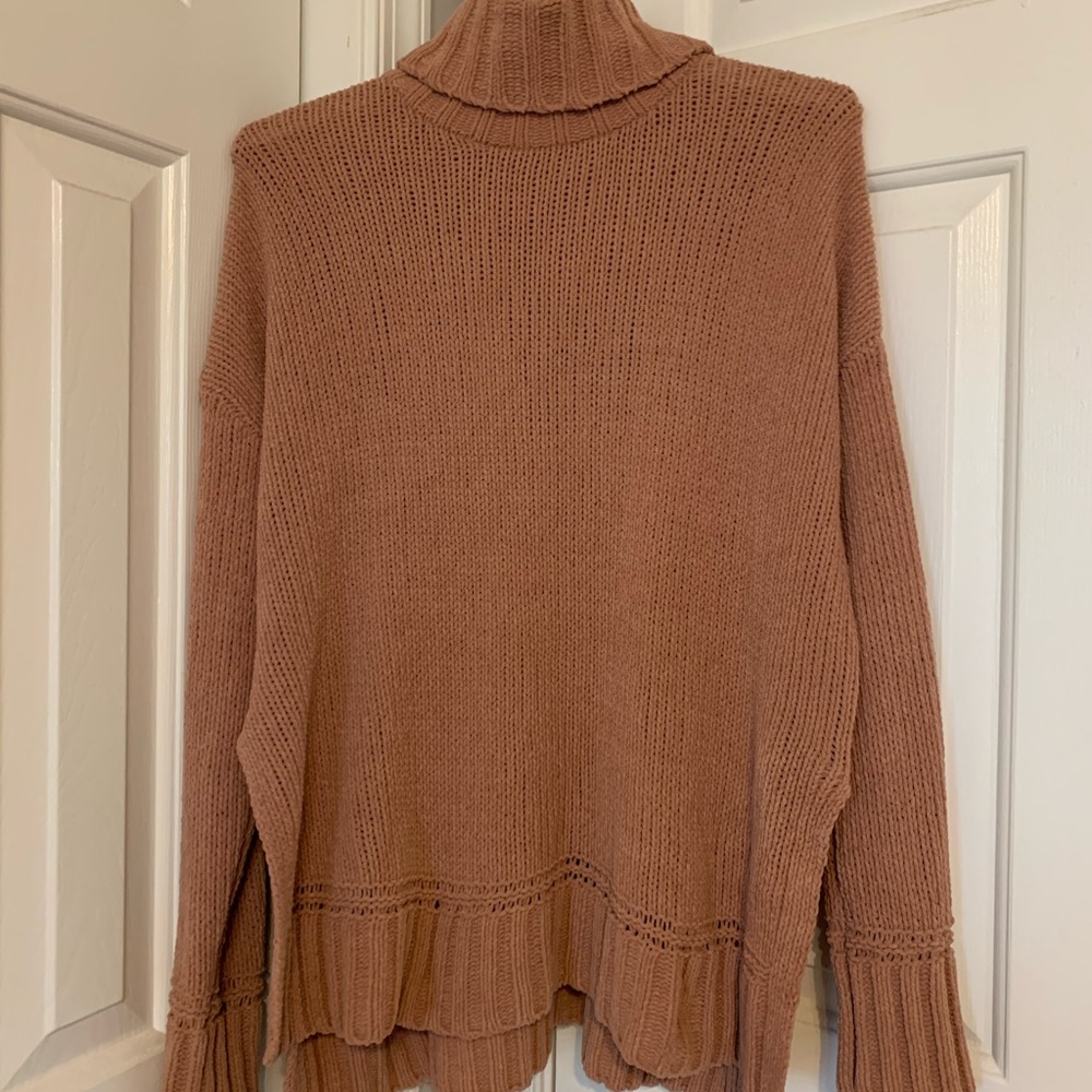 Aerie Dusty Rose Tunic Oversized Sweater